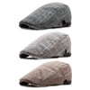 Laquest Glen Plaid Hunting Cap, Autumn/Winter, Spring, Men's/Women's, Pattern C