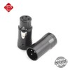 Generic ALL4PRO DIY Low Profile XLR Gold 3 Pin 90