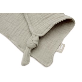 Jollein Schmusetuch Baby - Bunny Ears, Olive Green - Schnullertuch - 100% Baumwolle - Schnuffeltuch - Oeko-TEX Zertifiziert - Olivgrün