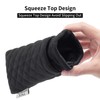 Face Shadow Double Glasses Case Soft Sunglasses Case Squeeze Top