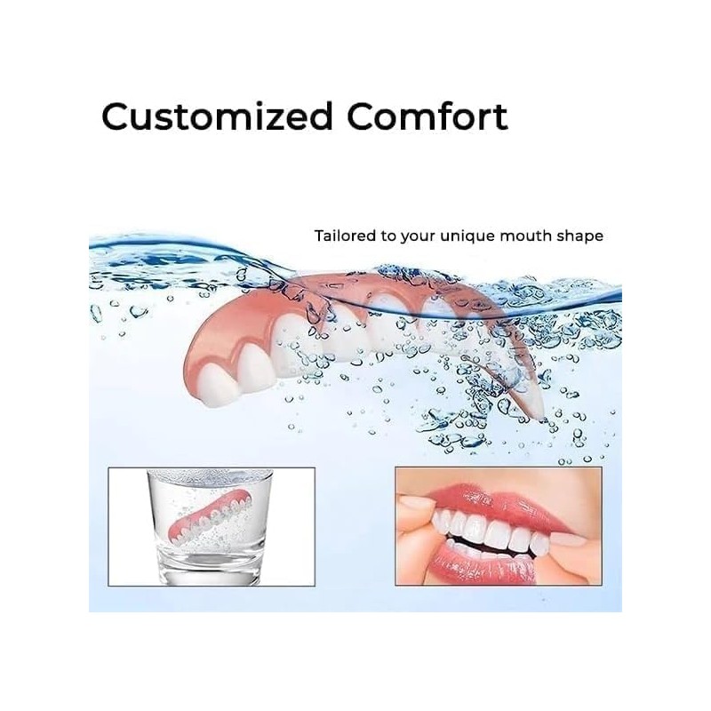 Oralhoe Kit de Rebase de Silicona para Prótesis Dentales, Suave