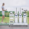 Lauren&Harold 3 Golf Bag Organizer Garage Storage, Golf Storage Rack