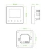 Digital Proframmable Thermostat for Electric Floor Heating Underfloor Heating Thermostat