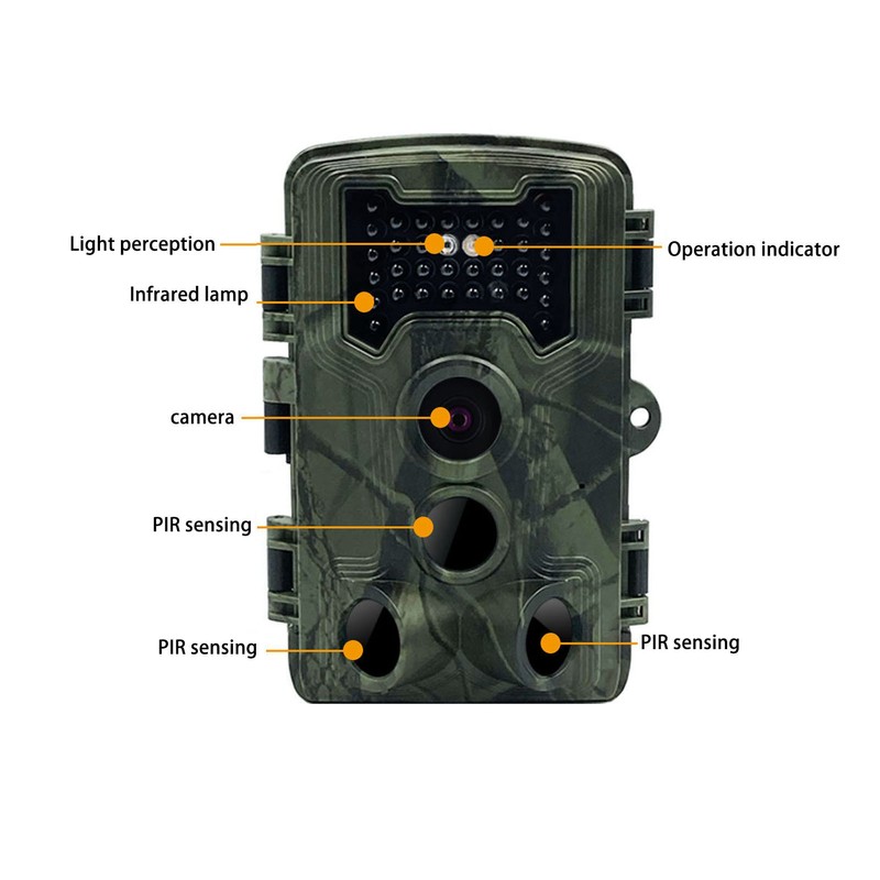 1080P 36MP Trail Game Camera IP66 Waterproof Infrared Induction Hunting