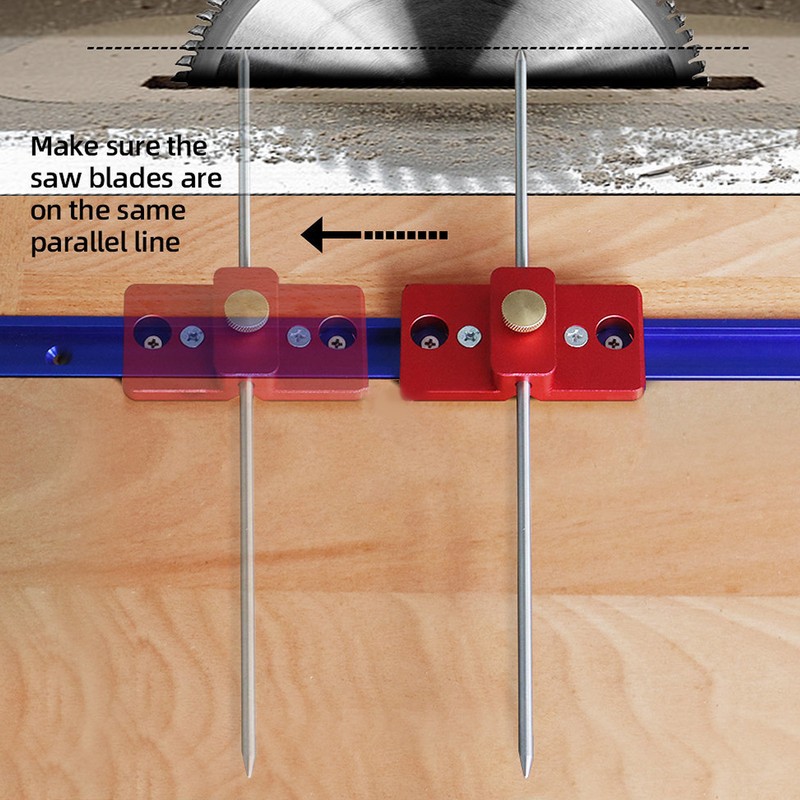 Table Saw Parallel Positioning Pin Adjustable Limit Pin Aluminium Alloy