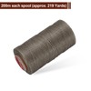 uxcell Flat Leather Sewing Waxed Thread, 200m / 219 Yards