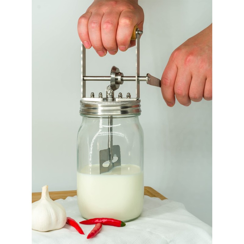 Aeaker Butter Churner – Make Fresh Homemade Butter in 10