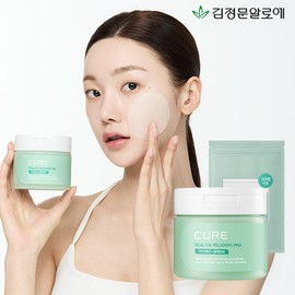 Kim Jung Moon Aloe Cure Relax Toner Pads 1 Bottle + 1 Refill (Total 90 Pads) (Regular Price 41,000 Won) / 김정문알로에 큐어 릴렉스 토너패드1통+리필 1개 (총90매) (정가 41,000원)