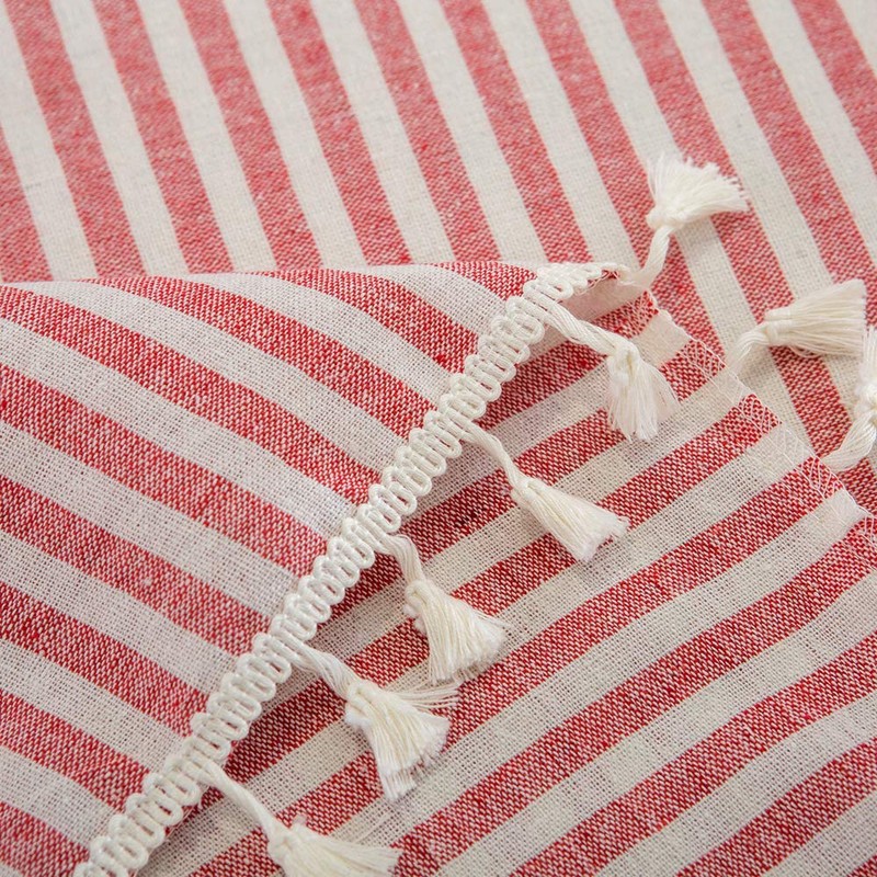 Plenmor Linen Tablecloth Cotton, Linen Look Tablecloth Washable Table Cloth