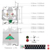 CHANZON 100 pcs SMD 0603 (1.6mm x 1.6mm) Red &