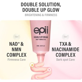 Double Up Cream face moisturizer NAD NMN TXA niacinamide dark spot uneven skin tone sensitive skin firmness korean skincare squalane15% 50ml 1.69 oz. fl.