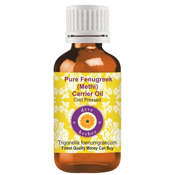 Deve Herbes Pure Fenugreek(Methi) Carrier Oil 30Ml (Trigonella Foenumgraecum) 100%