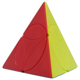 Willking Coin Pyramid Tetrahedron Magic Cube Irregularly Speed Puzzle Educational Toy Stickerless