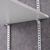 Isslly 40pcs Cabinet Shelf Clips, Metal Adjustable Shelf Bracket Clips,