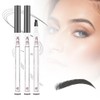 2 PCS Waterproof Brow Pencil with Micro-Fork Tip,3D Magic Eyebrow Pencil 4-Head Split Waterproof Long-lasting,Fine Stroke Eyebrow Pen Makeup Eyebrow Pencils Stay on All Day (Light Brown)