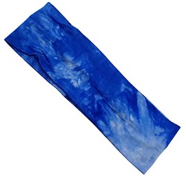 Topkids Accessories Soft Wide Headbands for Women, Stretchy Headband, Hair Accessories for Women, Hair Bands for Women, Headbands for Women's Hair, Head Bands Adult Women (Blue Tye-Dye)