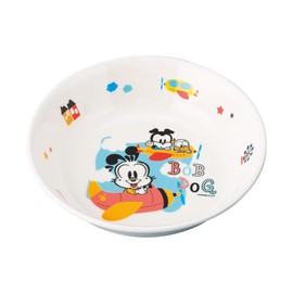 Taiwa MC-50-LBD Children's Dish, Main Dish, Deep Plate, 15.2 fl oz (440 ml), Diameter 6.2 inches (15.9 cm), Height 1.6 inches (4.0 cm), Plastic, Dishwasher Safe, Storage Safe Side Dish, Made in Japan