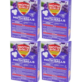 Moth balls Moth Shield 4Oz Pack (Lavender Scent, 4)