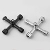 RSYHVG Electrical Cabinet Key, Surface Polished Antirust 4 Way Utilities
