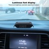 Car Digital Clock Auto Truck Solar Powered Time Date Temperature