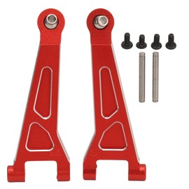 VGEBY RC Car Front Upper Arm 1 Pair Aluminium Alloy RC Car Upper Suspension Arm Remote Control Car Front Upper Arm Upgrade Replacement Part for MJX 1/14 14210 14209 RC Car (Red)