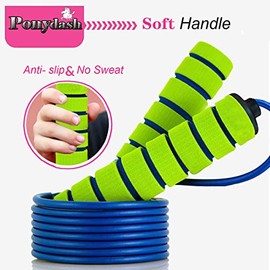 Jump Rope, Jump Ropes for Kids, 2 Pack Kids Jump Rope Lightweight &Adjustable &Durable jumping rope for Fitness-Speed Jump Rope for Women Men Youth, F