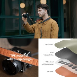 PGYTECH Camera Shoulder Strap Air Vintage Adjustable Quick Release Camera Neck Strap for Mirrorless Camera