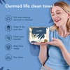 Ourmed Life Disposable Face Towel | 100 Count Lint-Free Biodegradable