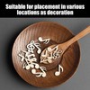 500 Pieces of Musical Note Wood Pieces, DIY Wooden Accessories,