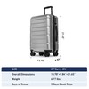 KYME Hard Shell Carry On Luggage 22x14x9 Airline Approved with