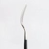 Cutipol GOA GO07 Dessert Fork, Black, 7.3 inches (18.5 cm)