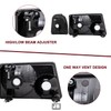 JSBOYAT Headlight Assembly Replacement Bulbs Included w/Corner Light 4PCS for