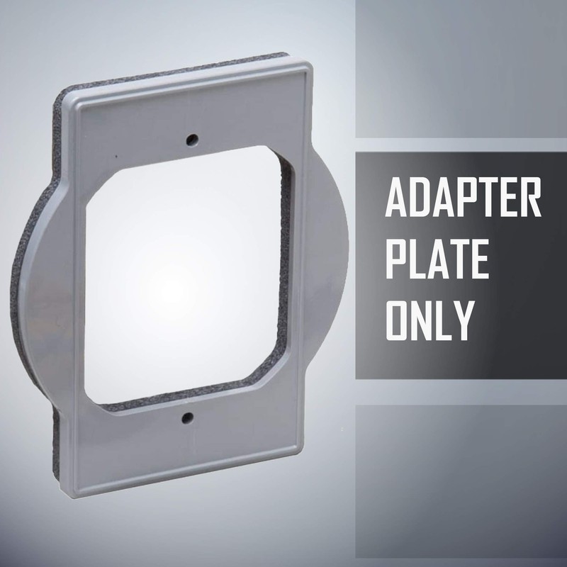 TayMac PRBA400G Plastic Round Box Adapter, Gray