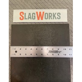 SlagWorks 3/8x11x16 inch steel plate 11”x16” A36 Hot Roll Flat .375" Thick