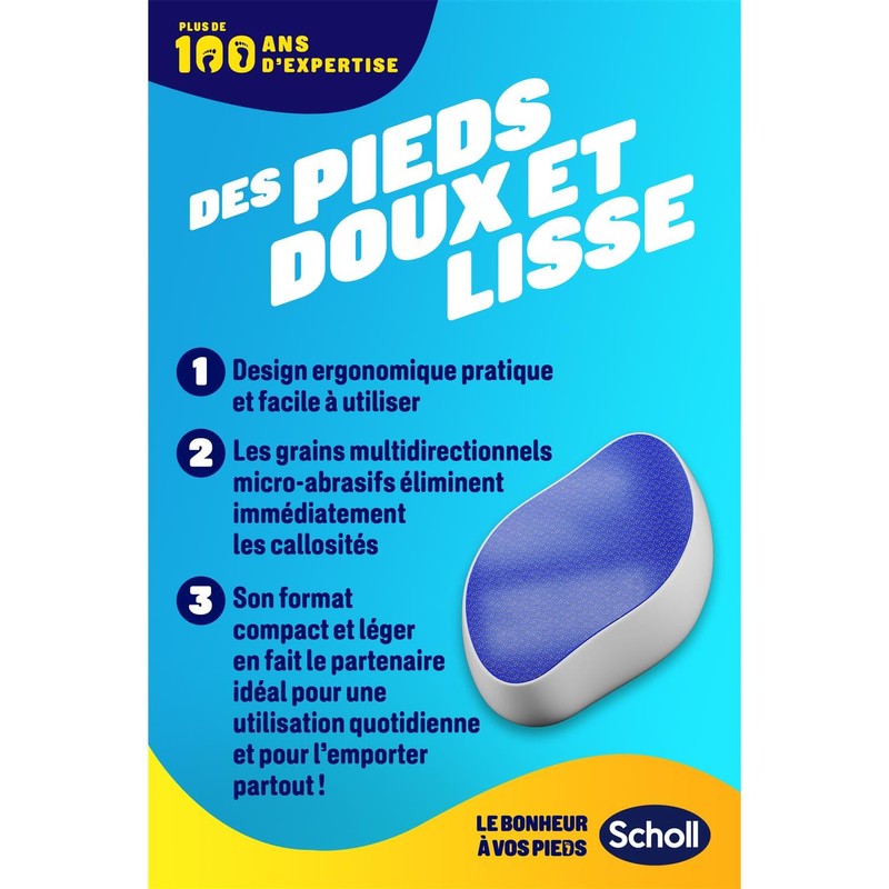 SCHOLL Nano Glass Callus Remover - Gentle Exfoliating - Washable