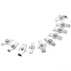 10pcs Watch Clap Buckle Folding Watch Strap Clasp Buckle Watch