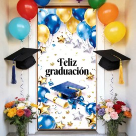 Pancarta De Graduación Feliz Graducación 2026 En Español