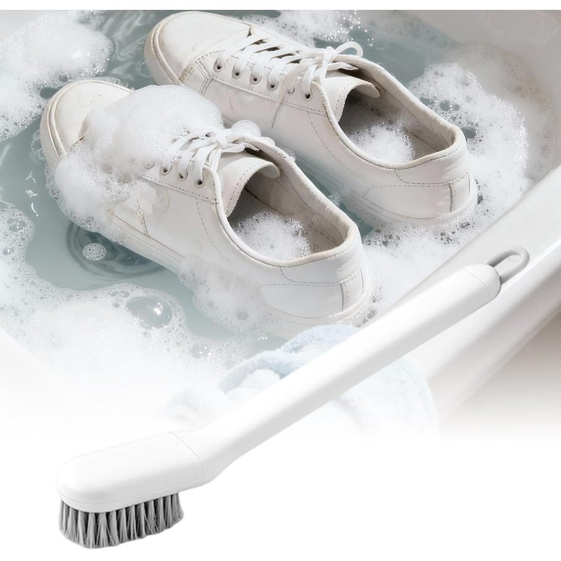 Shoe Brushes for Cleaning - Professional Long Handle Scrubber Tool