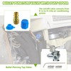 EPLZON R12 to R134A Bullet Piercing Valve Kit with Dust