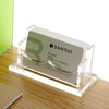 SANRUI Acrylic Business Card Stand Business Card Holder Organizer Box