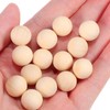 SEWACC Unfinished Wooden Round Balls 100pcs Natural Small Wood Balls