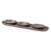 Bloomingville - Thea Tapas Set - Brown - Stoneware -