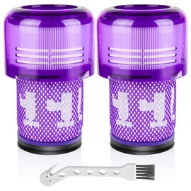 2 Pack Replacement Filters for Dyson V12 Detect Slim Cordless, Detect Slim Animal, Slim+ Cordless Vacuum and V12 Slim Absolute Vacuums, SV34, SV35 Vacuums, Compare to Part 971517-01