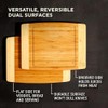Chicago Cutlery Woodworks 12x16 inch Large Bamboo Cutting Board With