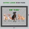 Charcoal Puppy Pads 28x34 Inches Extra Large Dog Pee Pads