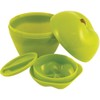 Hutzler Apple & Dip To-Go Lunch Snack Storage Container, Green