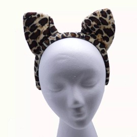 Beistle Plush Animal Print Ears Boppers Headband Leopard Spot Print Party Favors Costume