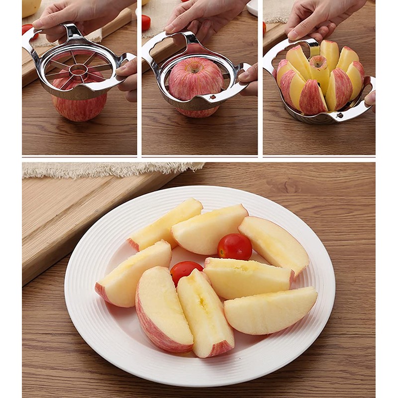 ANSIEDIO Apple Slicer Corer, 8-Slice Apple Slicer Corer, Cutter, Divider,