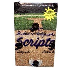 2017 Historic Autographs Scripts Baseball Box 10 cut signatures Factory Sealed