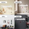 GENHH Pack of 2 Key Holder, Heart Shaped Wall Key